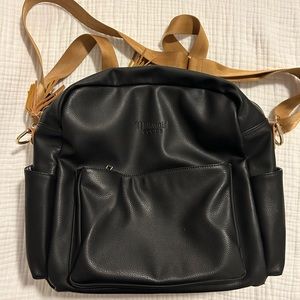 Black milkmaids diaper bag